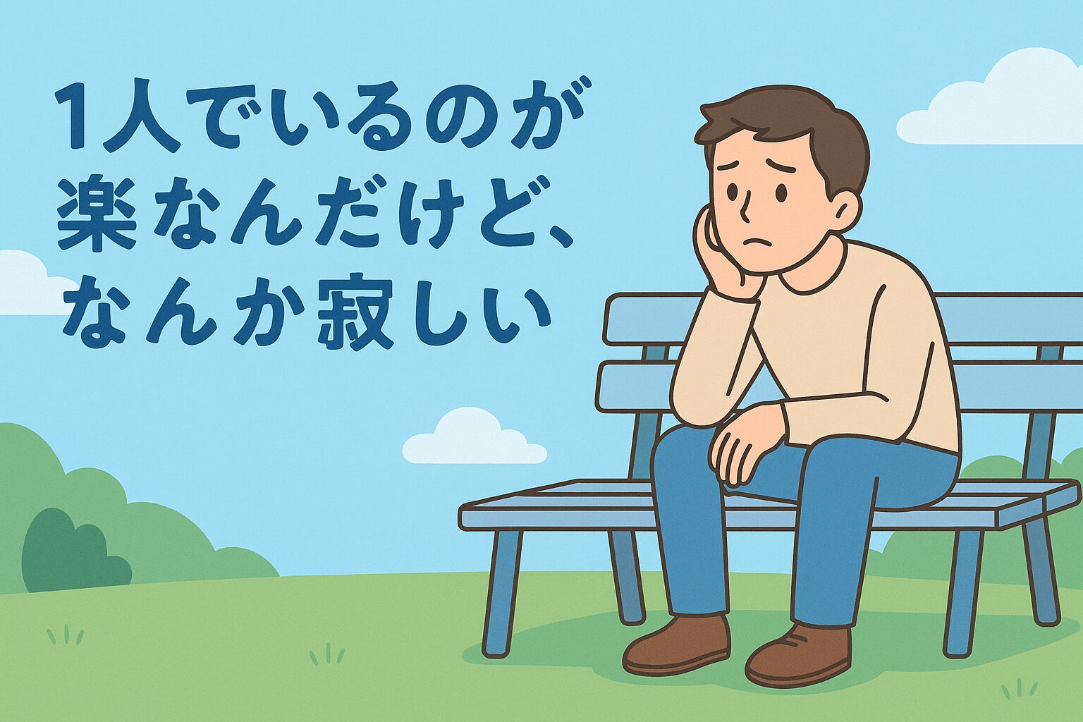 一人が好きなはずなのに、ふと“このままでいいのかな…”と不安になる